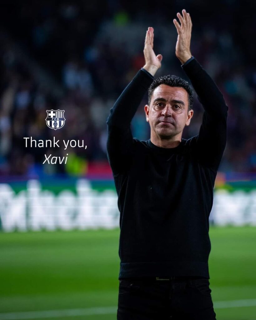 Xavi thanks